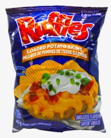 Loaded Potato Skins Chips - Ruffles All Dressed Chips, HD Png Download, Free Download