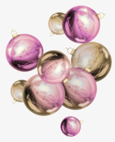 #christmas #ornaments #purple #gold #decoration #ftes - Christmas Ornament, HD Png Download, Free Download