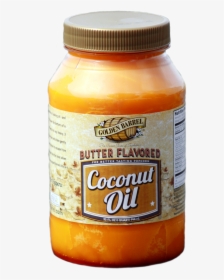 Golden Barrel Butter Flavored Coconut Oil, 32 Oz - Butter Flavored Coconut Oil, HD Png Download, Free Download
