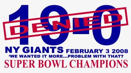 New York Giants, Super Bowl - Giants Beat Pats Superbowl, HD Png Download, Free Download