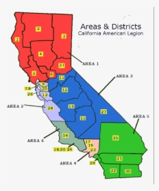 Areas & Districts - American Legion California District, HD Png Download, Free Download