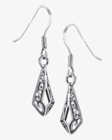 Transparent Scrollwork Png - Earrings, Png Download, Free Download