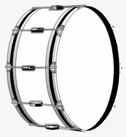 Bass Drums Snare Drums Clip Art - Silhouette Bass Drum Clipart, HD Png Download, Free Download
