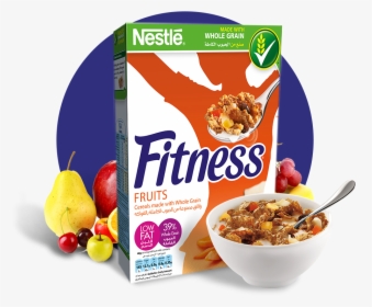 Food,cuisine,breakfast Cereal,corn Wheat Bran Flakes,frosted - Fitness Corn Flakes Strawberry, HD Png Download, Free Download
