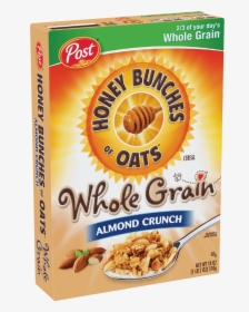 Honey Bunches Of Oats Cereal - Honey Bunches Of Oats Whole Grain Almond Crunch, HD Png Download, Free Download