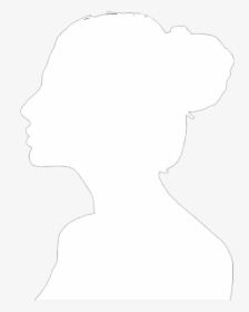 #silhouette #ombre #girl #women #face #visage #tete - Silhouette, HD Png Download, Free Download