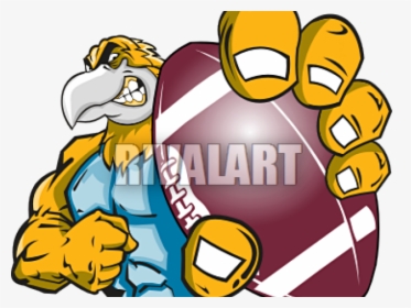 Prairie Falcon Clipart Transparent Background - Hawk Holding A Basketball, HD Png Download, Free Download
