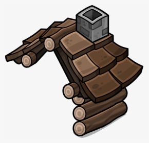 Log Cabin Sprite - Cannon, HD Png Download, Free Download