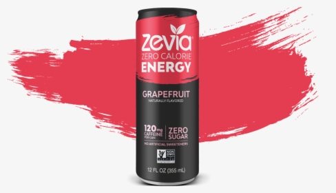 Zevia Sugar-free Zero Calorie Grapefruit Energy - Red Bull, HD Png Download, Free Download