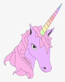 Aesthetic Unicorn Head Png, Transparent Png, Free Download