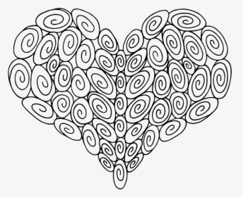 52 Swirls In This Heart Perfect For Those Weekly Goals - Illustration, HD Png Download, Free Download