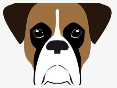 Bearded Collie Clipart Minimalist - Boxer Dog Cartoon Png, Transparent Png, Free Download