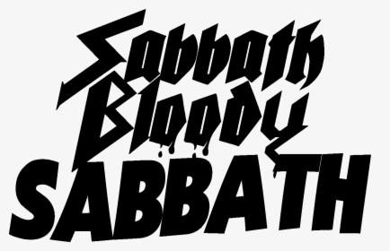 Sabbath Bloody Sabbath - Bloody Black Sabbath Black And White, HD Png Download, Free Download