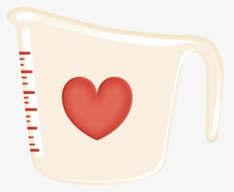 Kitchen Clipart, Measuring Cups, Ginger Bread, Christmas - Heart, HD Png Download, Free Download