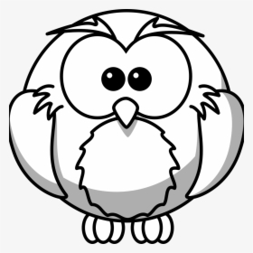 Owl Bird Svg Clip Arts - Outline Of A Owl, HD Png Download, Free Download