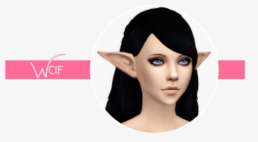 Elf Ear Skin Detail Sims 4 Cc - Sims 4 Notegain Elf Ears, HD Png Download, Free Download