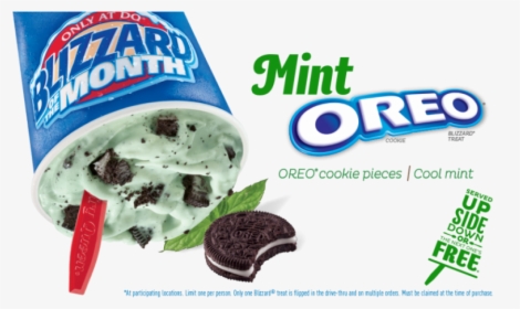 Mint Oreo Dairy Queen - S Mores Blizzard Dairy Queen 2018, HD Png Download, Free Download
