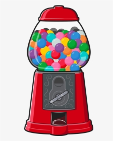 Splash Gumball Machine Regular - Bubble Gum Machine Clipart, HD Png Download, Free Download