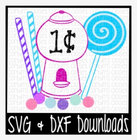 Gumball * Bubblegum * Gumball Machine Cut File - Bubble Gum Machine Svg, HD Png Download, Free Download
