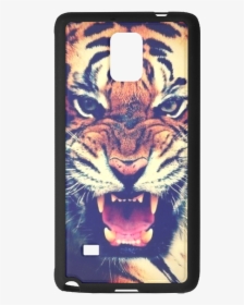 Roaring Tiger Rubber Case For Samsung Galaxy Note - Mobile Phone, HD Png Download, Free Download