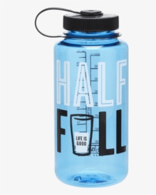 Half Full Water Bottle - Water Bottle Half Full, HD Png Download, Free Download