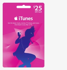 Transparent Itunes Gift Card Png - Itunes Gift Card Pink, Png Download, Free Download