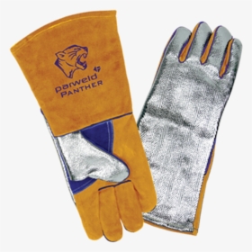 Panther Aluminised Gauntlet - Leather, HD Png Download, Free Download