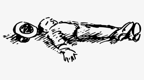 Drawing Of A Dead Body, HD Png Download, Free Download