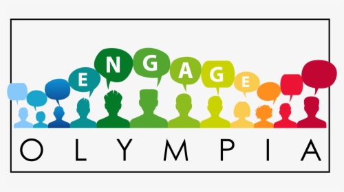 Engage Olympia - Town Hall Meeting Art, HD Png Download, Free Download