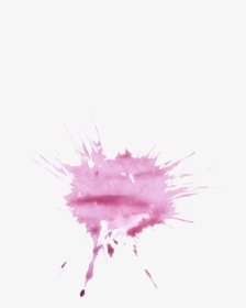 20 Purple Watercolor Splatter - Transparent Purple Watercolor Splash, HD Png Download, Free Download