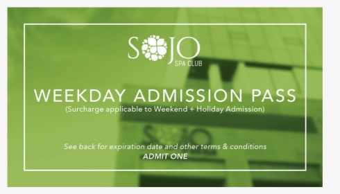Sojo Weekday Admission Pass - Professional Certification, HD Png Download, Free Download