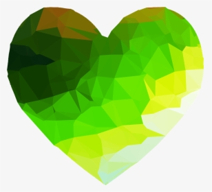Product Design Heart M-095 - Transparent Background Heart Green, HD Png Download, Free Download