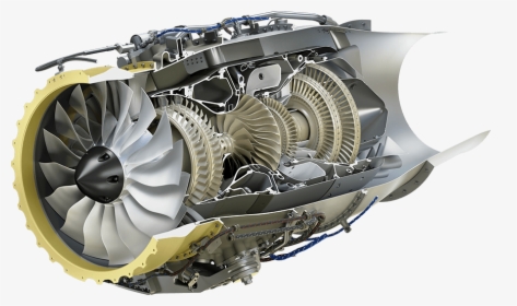 Hf120 Engine Full Color - Autodesk Inventor Jet Engine, HD Png Download, Free Download