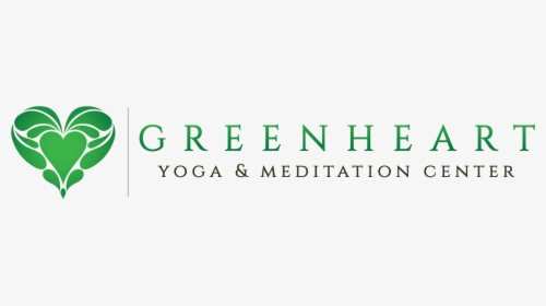Greenheart Yoga & Meditation Center - Yoga Logo Green Png, Transparent Png, Free Download