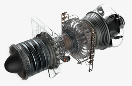 Transparent Jet Engine Png - Lm9000 Turbine, Png Download, Free Download