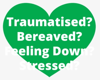 Traumatised Bereaved Feeling Down Stressed - Heart, HD Png Download, Free Download