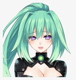 Hd Noire-green Heart Kissed - Anime Goddess Of Death, HD Png Download, Free Download