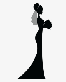Bridegroom Portable Network Graphics Clip Art Wedding - Bride Silhouette Png, Transparent Png, Free Download