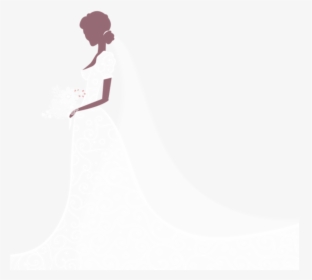 #ftestickers #clipart #woman #bride #weddingdress #profile - زفاف سكرابز عروس Png, Transparent Png, Free Download