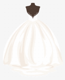 Bride Dress Png - Sketch, Transparent Png, Free Download