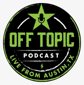 Off Topic Podcast Logo Black - Circle, HD Png Download, Free Download