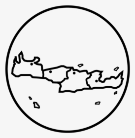 Crete Island Outline, HD Png Download, Free Download