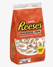 Reese"s Peanut Butter Cups White Chocolate Miniatures - Reese's Peanut Butter Cups, HD Png Download, Free Download
