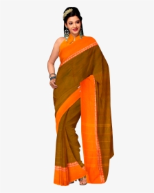 Woman In Saree 4 Clip Arts - Karwa Chauth Saree 2019, HD Png Download, Free Download