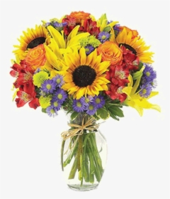 European Garden Bouquet - Flowers Bouquet, HD Png Download, Free Download