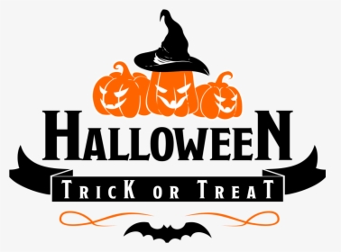 Transparent Halloween Text Png - Halloween Trick Or Treat Clipart, Png Download, Free Download