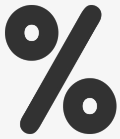Percentage, Percent, Mathematics, Symbol, Black - Percentage Clipart, HD Png Download, Free Download