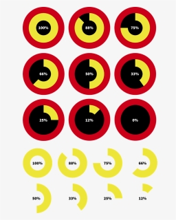 Infographic, Icon, Percentage, Data, Circle - Circle Percentage Icon Png, Transparent Png, Free Download