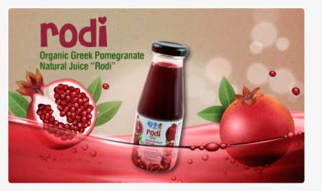 Rodi Organic Pomegranate Juice, HD Png Download, Free Download