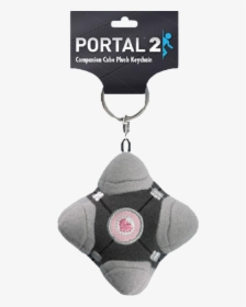 Companion Cube Plush Keychain-crop278 - Portal 2, HD Png Download, Free Download